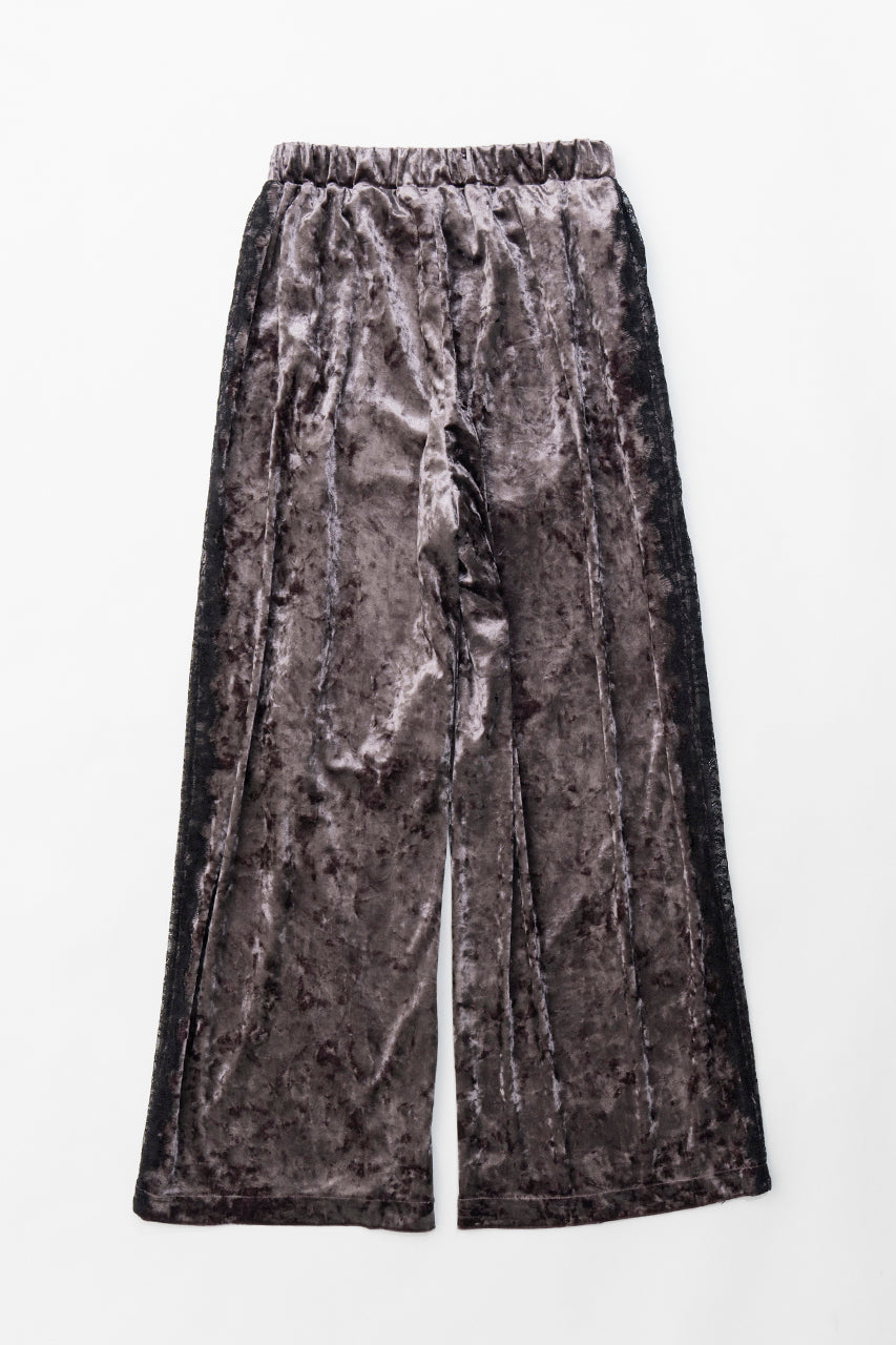 【SALE】Velour Lace Pants