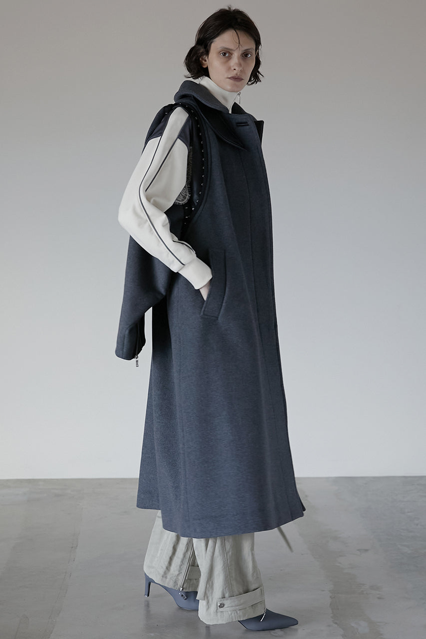 Over Wool Cape Coat