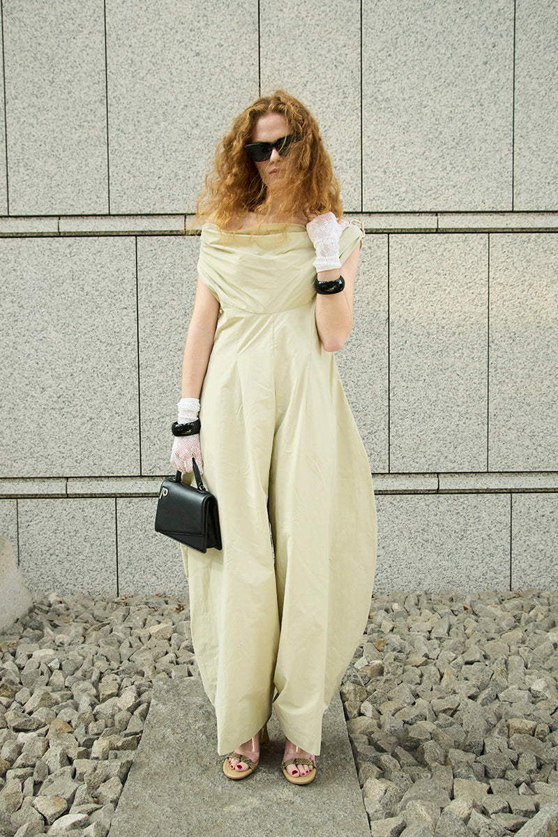 Drape Balloon Jumpsuit