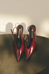 V-Cut Wedge Pumps - 2025 WINTER