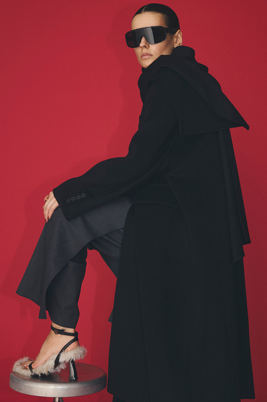 Coat with Muffler - 2025 WINTER