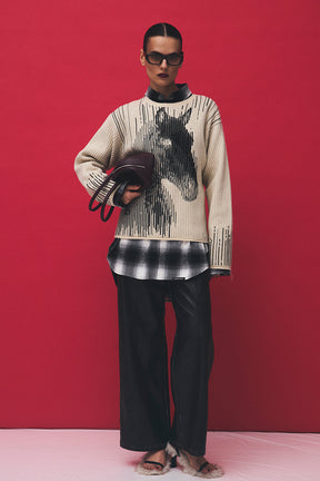 Horse Jacquard Knit - 2025 WINTER