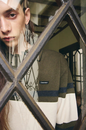 Wide Border Knit Polo - 2026WINTER