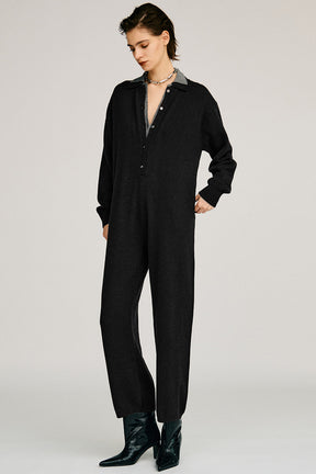 Knit Polo Jumpsuit - 2026AUTUMN
