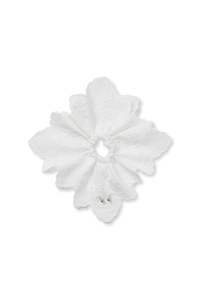 Pierced Lace Scrunchie