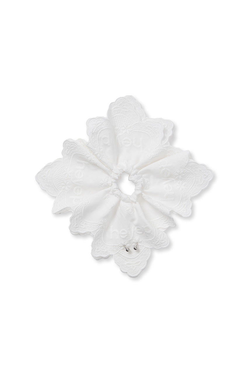 Pierced Lace Scrunchie