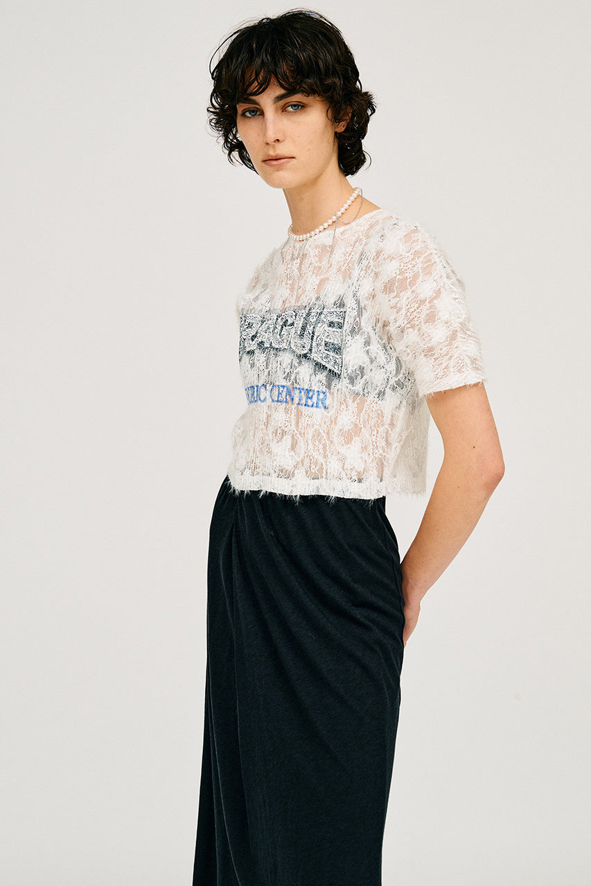 Lace Pleats Top