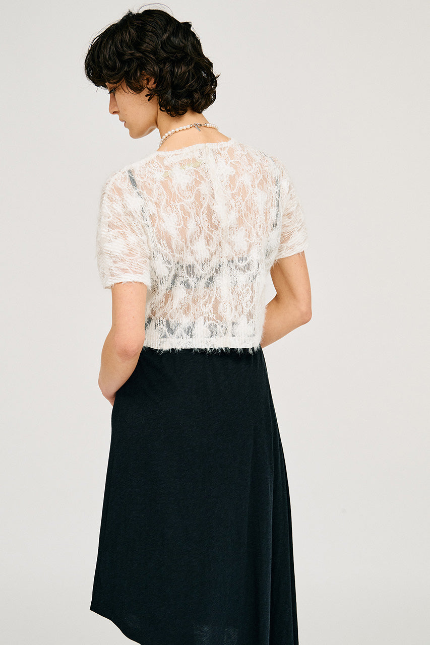 Lace Pleats Top
