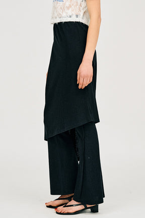 Slub Layered Pants - 26SUMMER