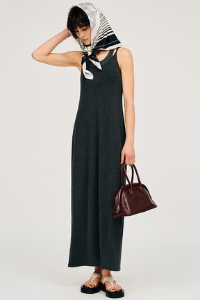 Double Neck Cup-In Cami Dress - 26SUMMER