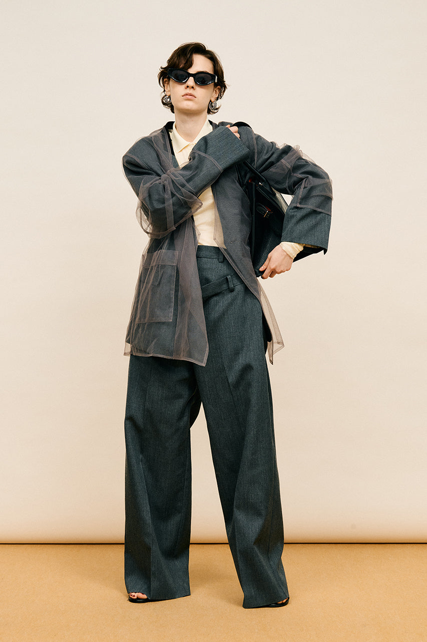 Tulle Layered Jacket - 2026 SPRING