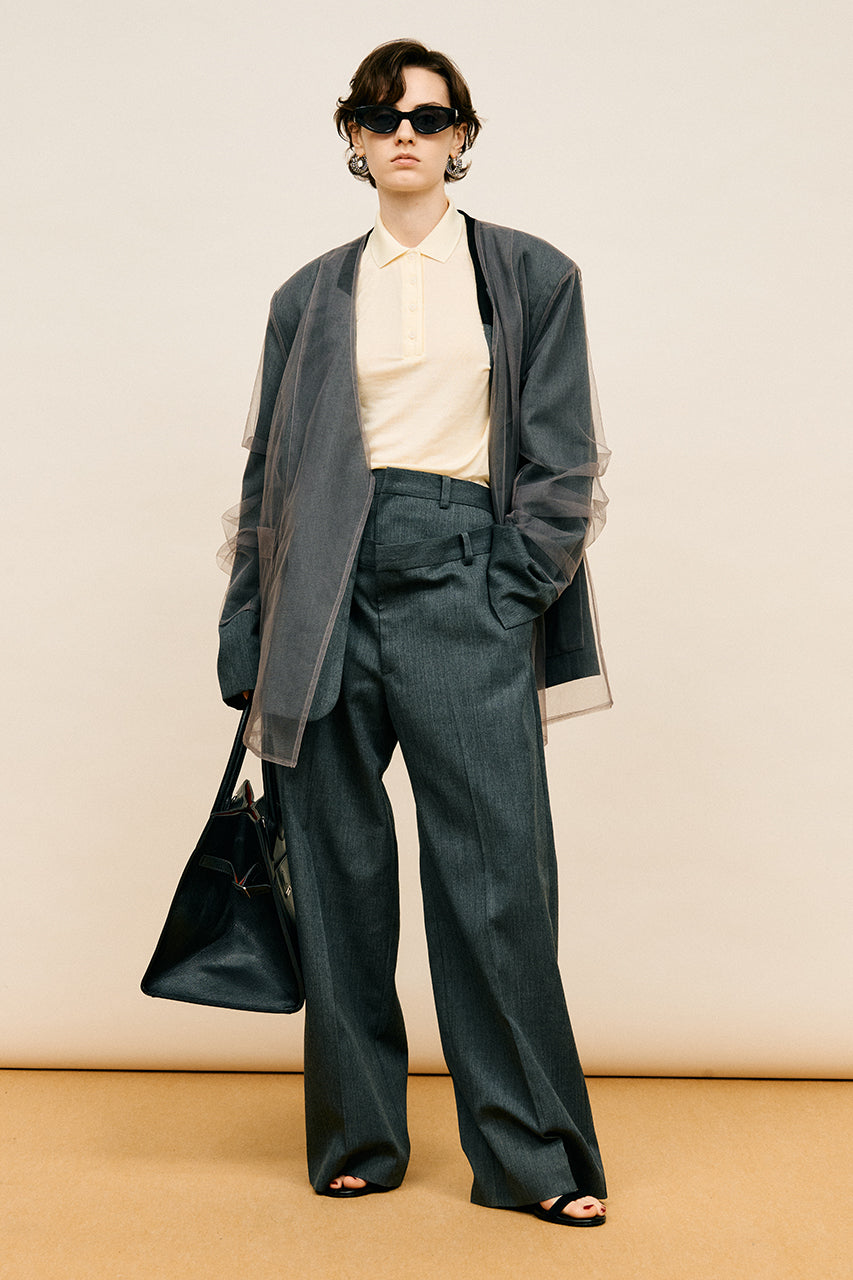 Tulle Layered Jacket - 2026 SPRING