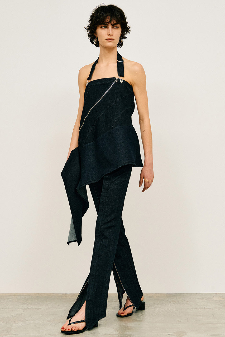 Stretch Zip Denim Pants - PRE ORDER