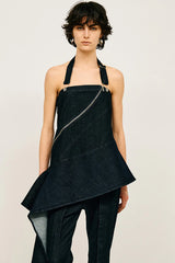 Asymmetrical Denim Tunic - PRE ORDER