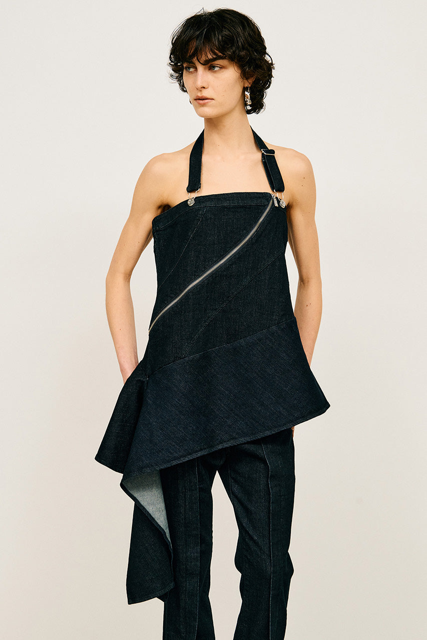 Asymmetrical Denim Tunic - 26SUMMER