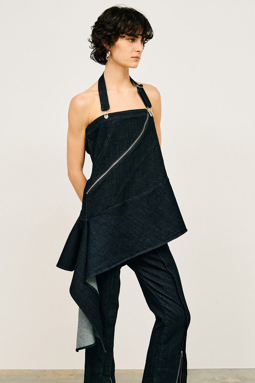 Asymmetrical Denim Tunic - 26SUMMER