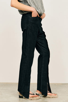 Stretch Zip Denim Pants - PRE ORDER