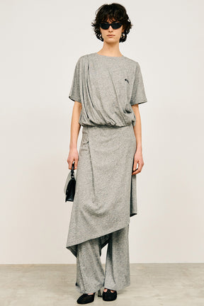 Slub Balloon Hem T-Shirt - 26SUMMER