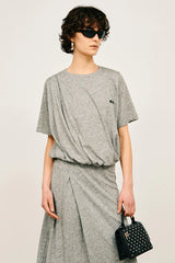 Slub Balloon Hem T-Shirt - PRE ORDER