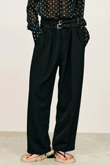 Double Belt Slacks - PRE ORDER