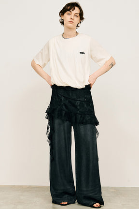 Tencel Denim Wide Pants