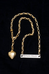 Logo Plate Two-way Necklace