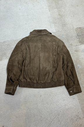 Tuck Pocket High-Neck Suede Blouson - 2026AUTUMN