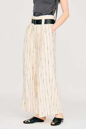 Double-Belted Wide-Leg Pants - 26SUMMER 2nd