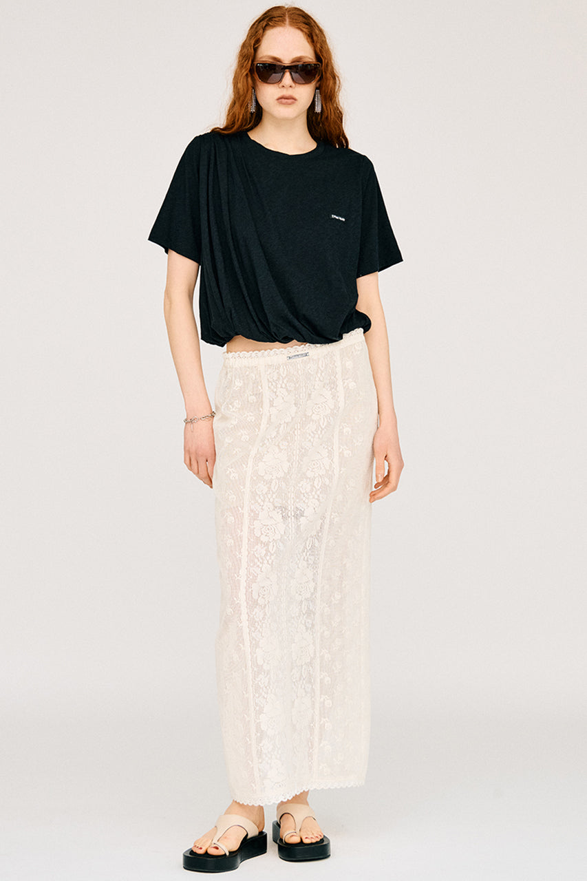 Cross Lace Maxi Skirt - PRE ORDER