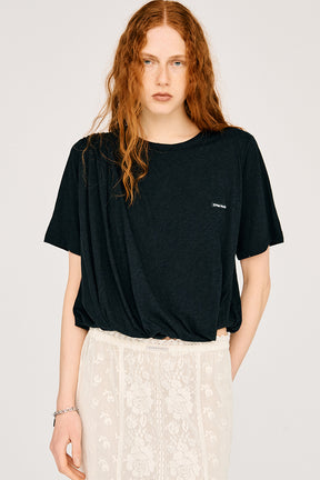 Slub Balloon Hem T-Shirt - PRE ORDER