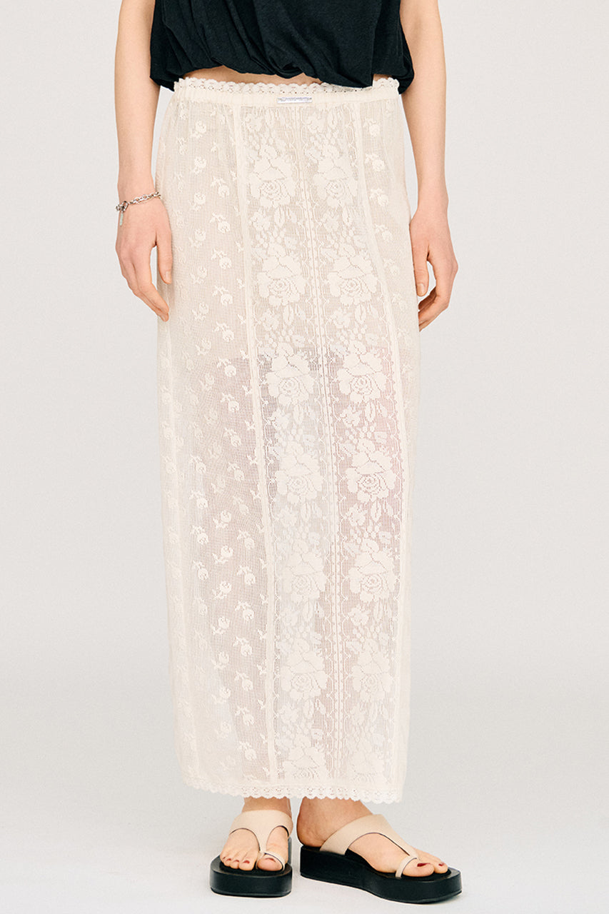 Cross Lace Maxi Skirt - PRE ORDER
