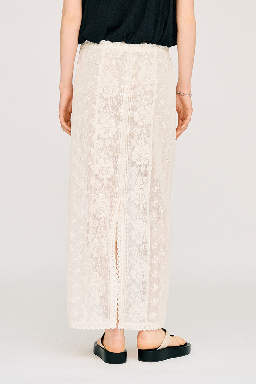 Cross Lace Maxi Skirt - PRE ORDER
