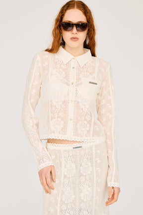 Crochet Lace Shirt - PRE ORDER