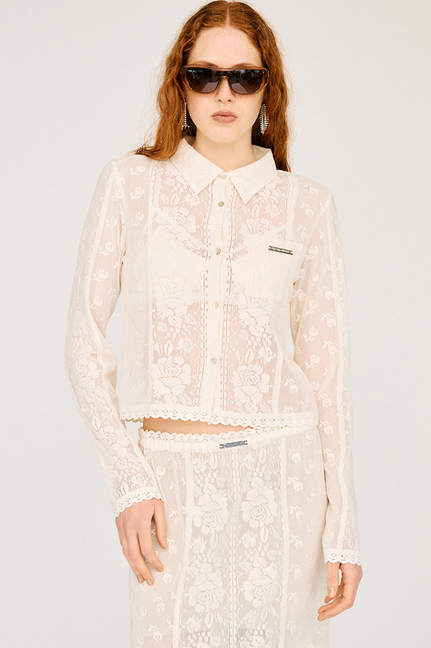 Crochet Lace Shirt - PRE ORDER