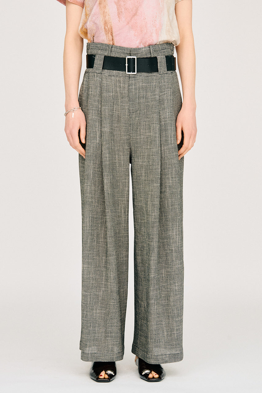 Double-Belted Wide-Leg Pants - 26SUMMER 2nd