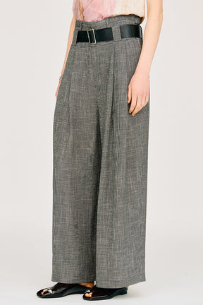 Double-Belted Wide-Leg Pants - 26SUMMER 2nd