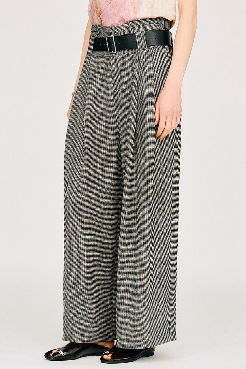 Double-Belted Wide-Leg Pants - 26SUMMER 2nd