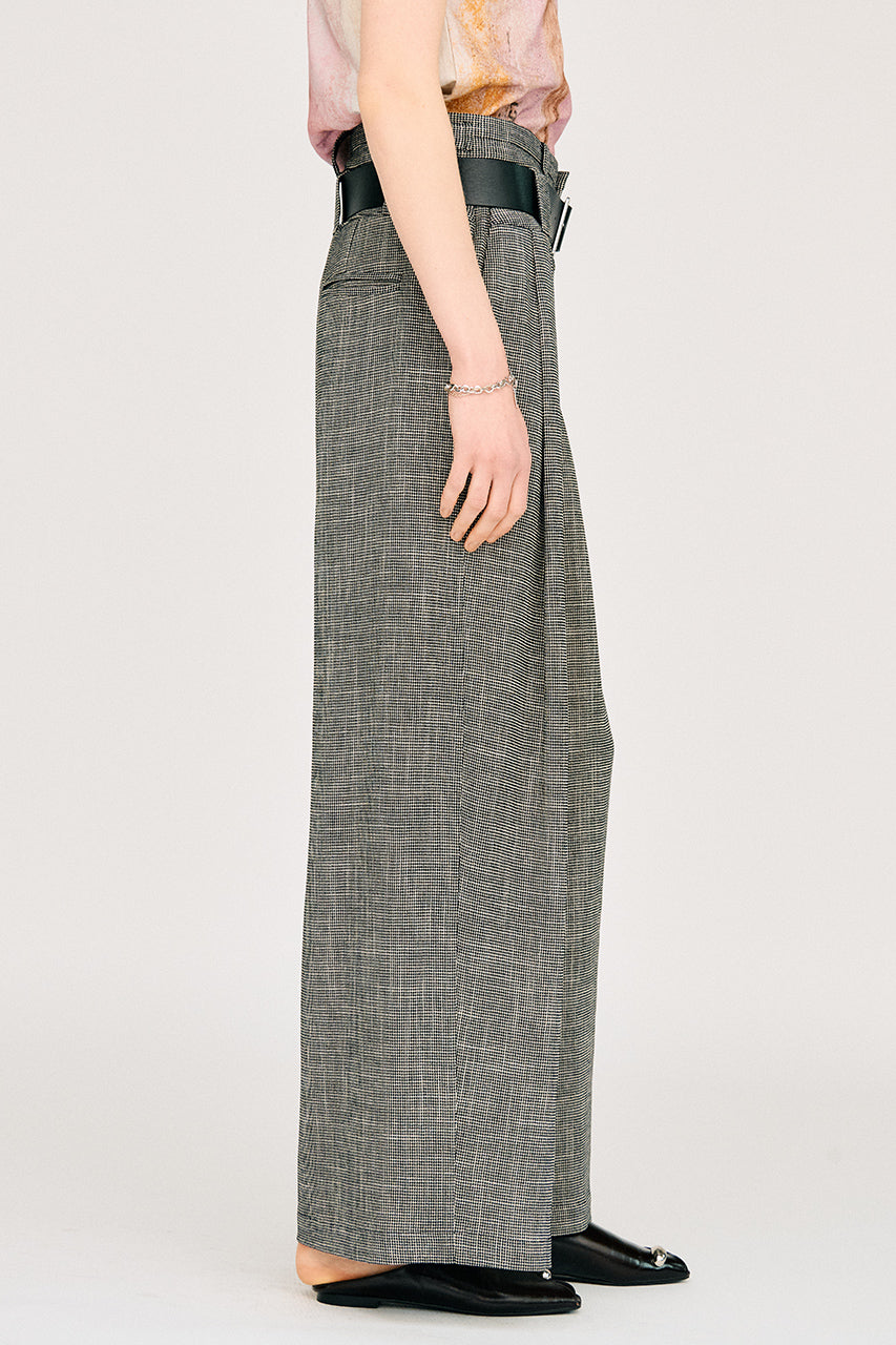 Double-Belted Wide-Leg Pants - 26SUMMER 2nd