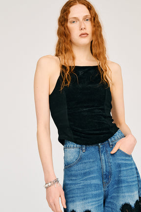 Pile Camisole With Cup