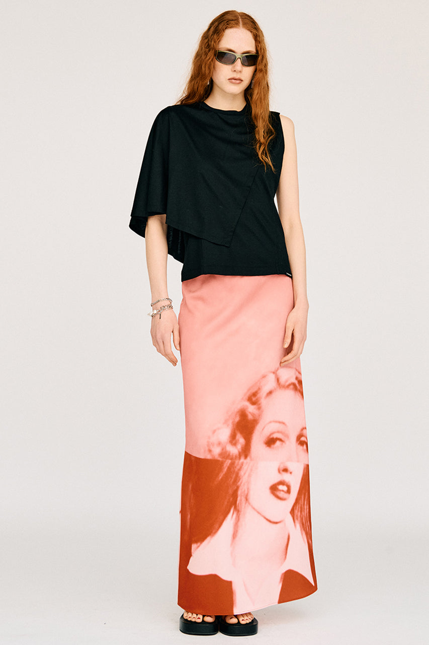 Asymmetrical Cape T-Shirt