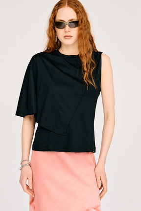 Asymmetrical Cape T-Shirt