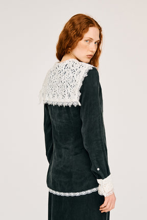 Lace Collar Shirt - PRE ORDER