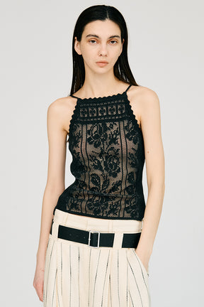 Crochet-Style Camisole - 26SUMMER 2nd