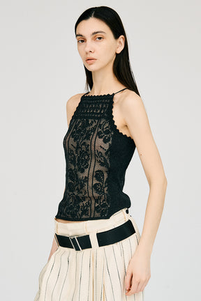 Crochet-Style Camisole - 26SUMMER 2nd