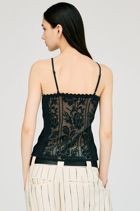 Crochet-Style Camisole - 26SUMMER 2nd