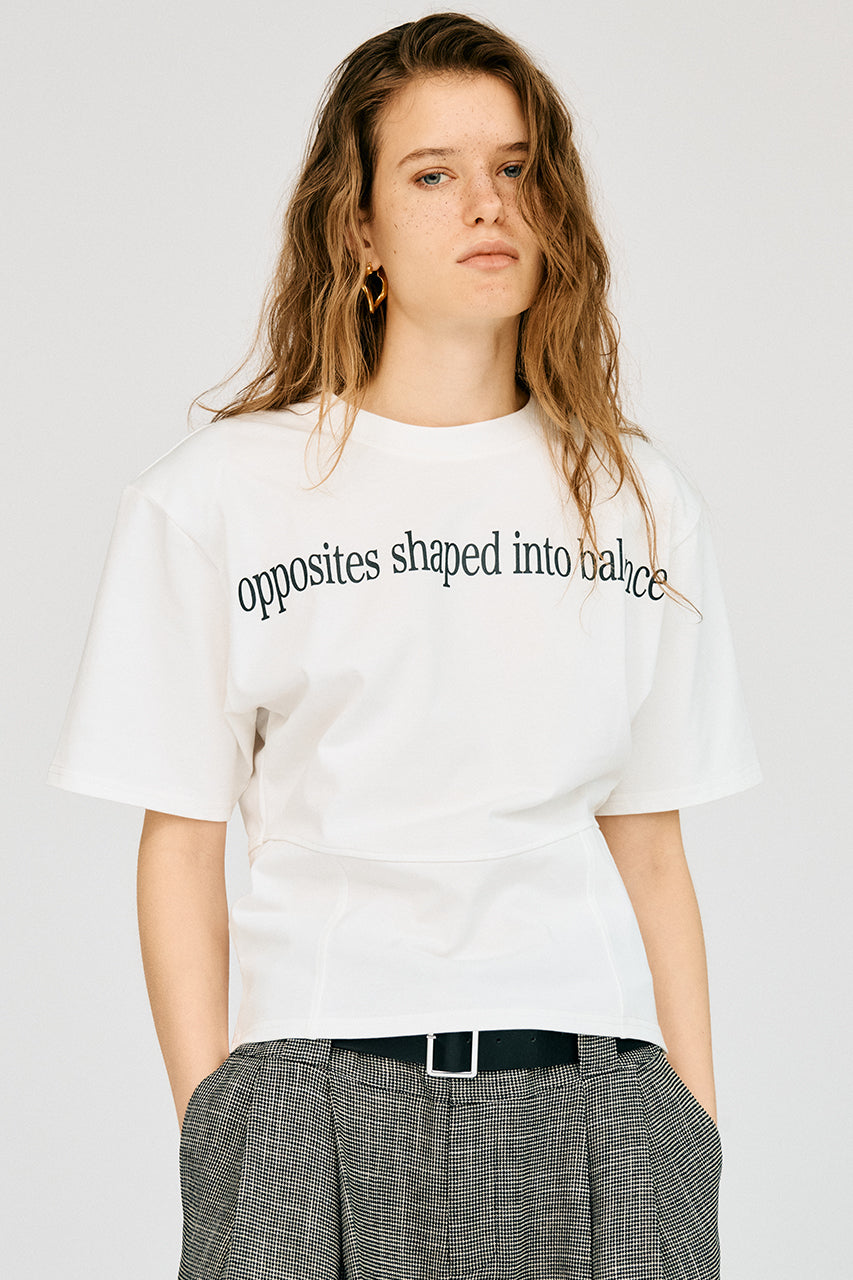 Shoulder Pad Logo T-Shirt - 26SUMMER 2nd