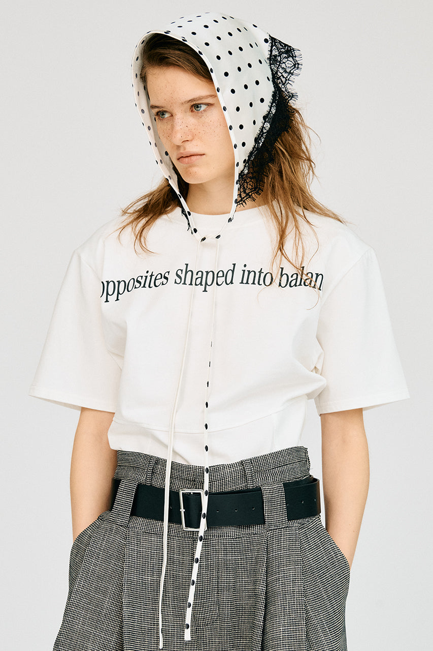 Shoulder Pad Logo T-Shirt - 26SUMMER 2nd