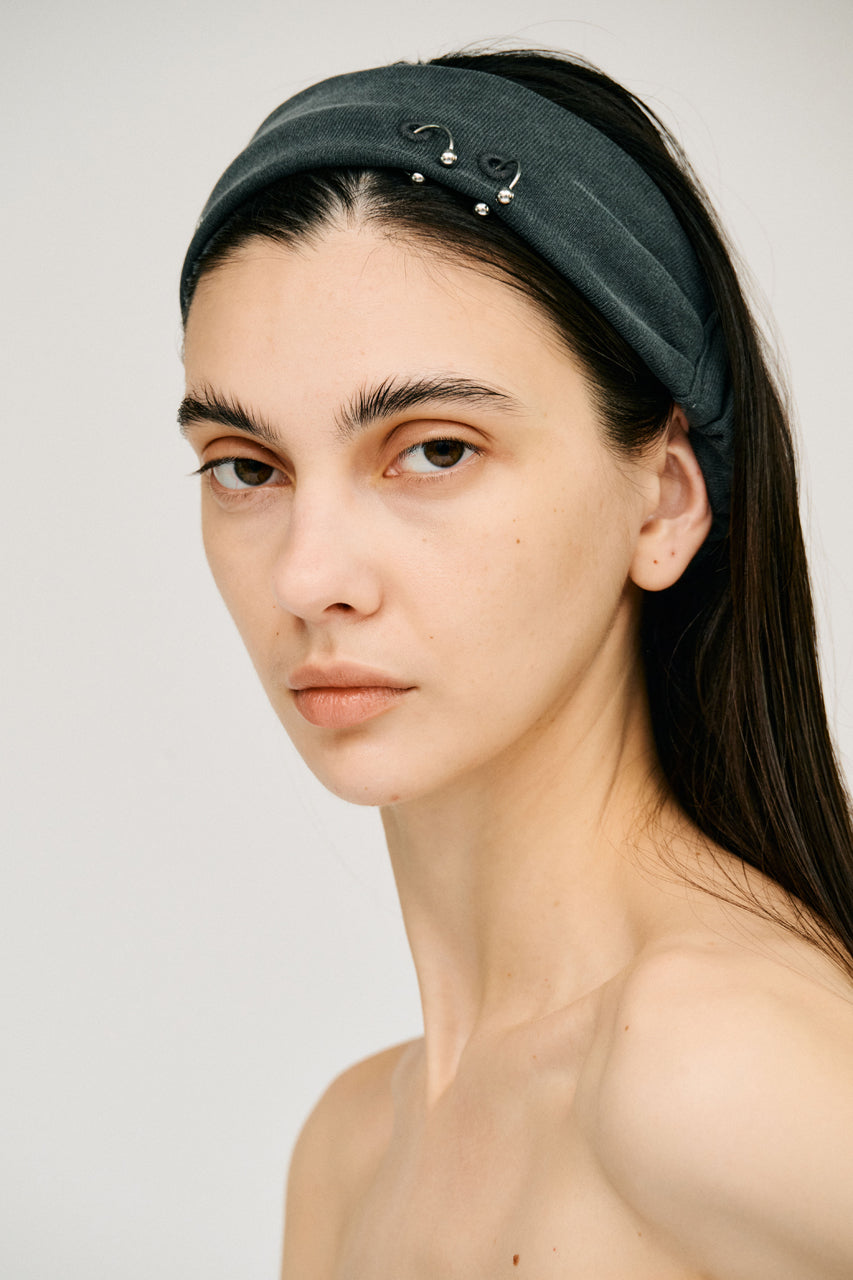 Pierced Sweatshirt Headband