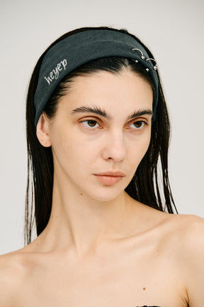 Pierced Sweatshirt Headband