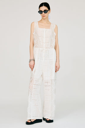 Cotton Lace Jumpsuit - 26SUMMER 2nd